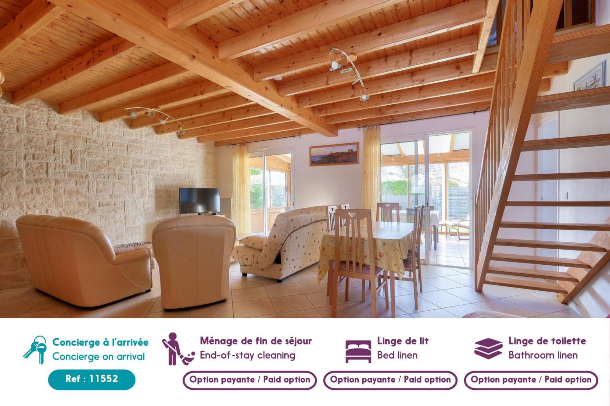 Maison Pour 8 - 5Min De La Plage - Jardin & Veranda Longeville-sur-Mer Eksteriør billede